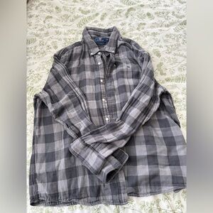 Vineyard Vines Gray Plaid Men's Shirt